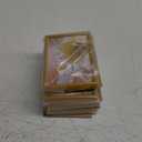 3.5x5 Small Picture Frame Set of 4, Gold Wallet Size Photo Frames for 3.5 x 5, Display Horizontal & Vertical for Desktop and Wall Hanging, Matte Golden Metal Thin Modern (4 Pack)