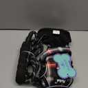 PUPTECK No Pull Dog Harness Small Sized, Adjustable Reflective Dog Harness with Handle Easy Control, Comfortable Soft Padded Pet Vest Harness for Small Dogs, Plaid Black M