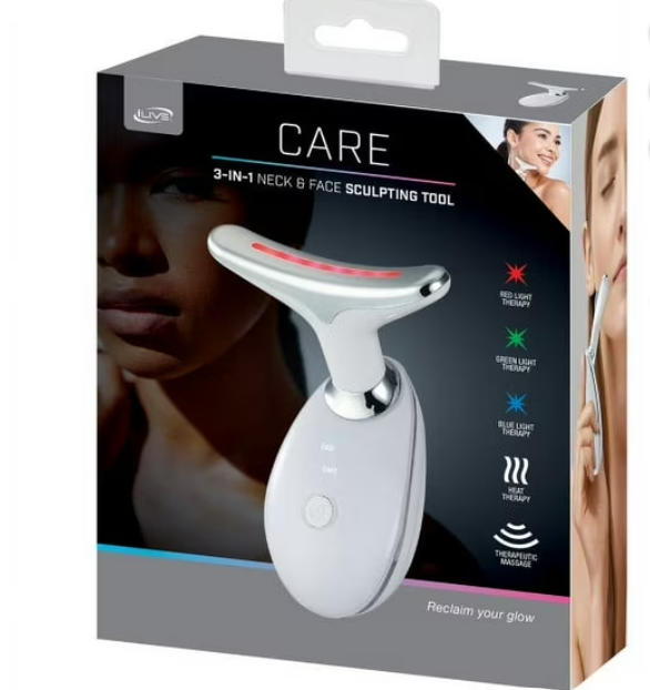 iLive Care Firming Anti-Aging Facial and Neck Massager, ILN184W