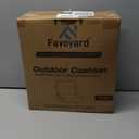 Favoyard Deep Seat Patio Cushion Set 22 x 22 Inch Waterproof Outdoor Chair Cushions for Patio Furniture with Fade Resistant and Removable Cover with Handle & Adjustable Straps for Patio, Yard, Garden (Beige)