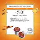 Twinings Chai Black Tea K-Cup Pods for Keurig, 24 Count (Pack of 1), Naturally Sweet and Savoury Spice Flavours, Caffeinated, Enjoy Hot or Iced (EXP 09/26/28)