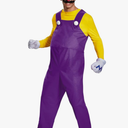 Disguise Men's Super Mario Wario Deluxe Costume XL