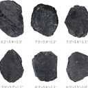 6 Natural Aquarium Rocks 6" to 8" Perfect Rocks for Aquariums, Landscaping Model,Tank Decoration, Amphibian Enclosures-Slate Rocks