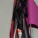 LANDOT 2-in-1 Hair Straightener and Curler - Twist Flat Iron Curling Iron for Smooth Curls & Sleek Straight Salon Results - Dual Voltage Ceramic Straightener Adjustable Temp for All Hair Types (Black)