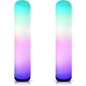 Inflatable Color Changing Column 8' x 18", Sand Bag Base, 4 Modes, Remote-Controlled LEDs