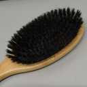 Belula 100% Boar Bristle Hair Brush Set (Medium). Soft Natural Bristles for Thin and Fine Hair. Restore Shine And Texture. Wooden Comb, Travel Bag and Spa Headband Included!