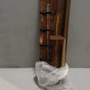 Wall Mount Wooden Coat Rack with Shelf, Entryway Key Hook Rack for Hallway