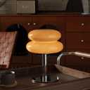 Mushroom Lamp Table Lamp for Night Stands,Mid Century Modern Desk Lamps for Bedroom, Vintage Dimmable Bedside Small Lamps, Cute Cool Home Room Aesthetic Decor for Living Room (Copper)