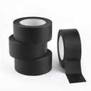 Lichamp Black Painters Tape 2 inch Wide, Medium Adhesive Black Masking Tape Bulk Multi Pack, 2 inch x 55 Yards x 4 Rolls (220 Total Yards, Set of 4)