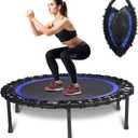 Quiet Bungee Trampoline for Adults, 40 Inch Fitness Rebounder for Workouts