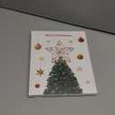 Christmas Tree Topper,50 LED Lighted Sparkling Star Tree Toppers Christmas Decorations,8 Lighting Modes Gold Star Xmas Decorations with Remote Control and Extra Battery Box,Glitter Christmas Ornament