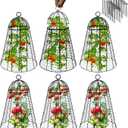 Garden Cloches for Plants Extra Large Sapbontchi Garden Cloche Chicken Wire Cloche for Plants Cages Cover Plant Protectors from Animals in Outdoor Vegetable Garden Set of 6 Plant Cloche 20" H x 12" D