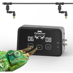 Fenocran Automatic Reptile Mister System, Reptile Humidifiers Smart Misting System, Chameleon Mister Automatic