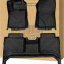 All Weather Floor Mats Floor Liner Waterproof Rug for Ford Ranger 2019-2023