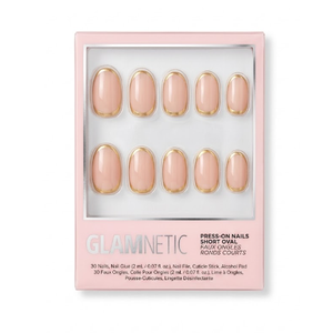 Glamnetic Press On Nails Short Round Faux Ongles Ronds Courts