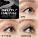 L'Oreal Paris Paradise Big Deal Mascara, Volumizing and Lengthening Formula, Buildable, Clump Resistant, Washable Blackest Black Mascara, 0.33 Fl Oz