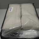 Beige Linen Curtains 96 Inches Long Pinch Pleated 2 Panels for Living Room Bedroom Memory Trained Semi Sheer Neutral Flax Pinch Pleat Drapes with Hooks Rings Light Filtering Window Curtain 40x96