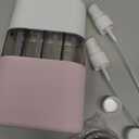 3oz Travel Bottles for Toiletries, 4 Pack Tsa Approved Portable Travel Size Containers for Shampoo Liquid With Labels, Leak Proof Refillable Containers Dispenser Set - Pink