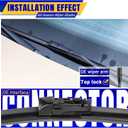 3 wipers Replacement for 2016-2021 2022 2023 Toyota Prius, Windshield Wiper Blades Original Equipment Replacement - 28"/16"/16" (Set of 3)
