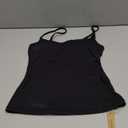 EasyGala Womens Padded Cami Tank Tops Double Lined Spaghetti Strap Built in Bra Shirts Slim Fitted Basic Summer Cloth 2026 (Small, Black)