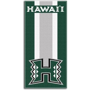 Northwest NCAA Hawaii Rainbow Warriors Unisex-Adult Beach Towel, 30" x 60", Zone Read