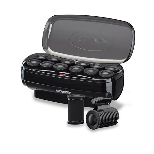 Conair Hot Rollers Hair Curlers for Long, Medium and All Hair | Heated Rollers with Hair Roller Clips Included | 1 1/2-inch Rollers |