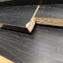 Furinno PASIR Book Shelf, 2-Tier Modern Bookshelf, Open Shelves Bookcase 9 x 12 x 21, for Living Room, Bedroom, Home Office, Blackwood