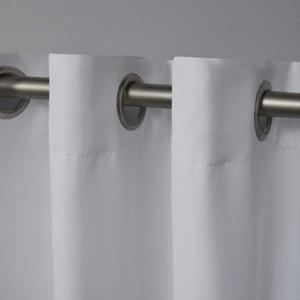 Total Blackout Grommet  Curtain   Panel 52" x 84", 1 Panel, White