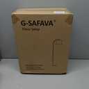 G-SAFAVA 62.5" Real Wood Floor Lamp for Living Room with Foot Switch Gold Arc Standing Tall Lamps for Bedroom Mid Century Modern Floor Lamps for Office Nursery Industrial Corner Reading Room Light