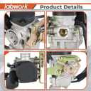 labwork Carburetor Replacement for 139QMB 139QMA Scooter Moped Engine Carb Replacement for GY6 50cc 100cc 20mm Big Bore