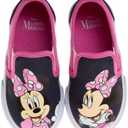 Disney Minnie Mouse, Elsa Frozen, Snow White Princess Shoes for Girls Toddler Kids Character Loafer Low top Slip-on Casual Tennis Canvas Sneakers,size 10 toddler