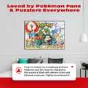 Buffalo Games - Pokmon - Fan Favorites - 300 Piece Jigsaw Puzzle for Adults - Vibrant Jigsaw Puzzles with Oversized Pieces - Finished Size 21.25 x 15.00