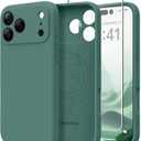 SuydanBox Magnetic for iPhone 17 Pro Max Case, Compatible with MagSafe, [Full Camera Protection][Screen Protector] Silicone Shockproof Protective Phone Case for iPhone 17 Pro Max 6.9", Midnight Green