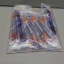 0.5ml 31G 5/16 Inch 8mm Syringe, Lab Syringes Individually Wrapped, Pack of 25