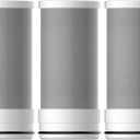 Amazon Basics Faucet Replacement Filter, Carbon Block Filter Fits Mist- Water Filter for Sink,Reduces Heavy Metal, and Bad Taste, Pack of 3
