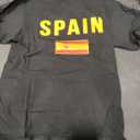 Spain Spanish Flag Espana TShirt, Small, Black