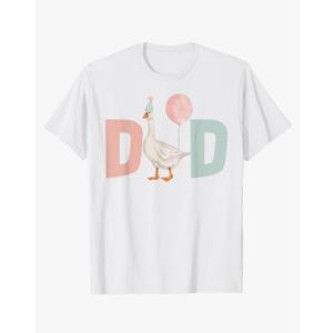 One Silly Goose Dad 1st First Birthday Family Matching Party T-Shirt, XL Size