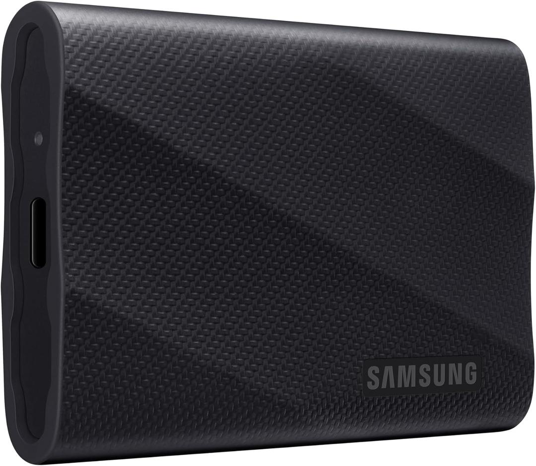 Samsung T9 Portable SSD 1TB, USB 3.2 Gen 2x2 External Solid State Drive, Seq. Read Speeds Up to 2,000MB/s for Gaming, Students and Professionals, MU-PG1T0B/AM, Black