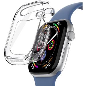 RAPTIC Thin Fit Designed for Apple Watch Series 10 42mm Case, Anti-Scratch Sensitivity Screen Protector with TPU All Around Anti-Fall Bumper Protective Case Cover - Crystal Clear