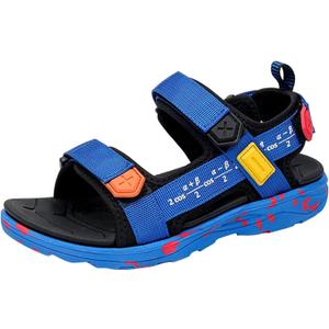 Boys Sandals Children Shoes Fashion Beach Sandals Light Soft Sweet Girl Sandals Medium and Large Children Soft Bottom (Blue) 36 Size