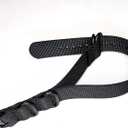 24mm Nylon Watchstrap All Black Premium Military Replacement 24mm Canvas Single Piece Watchband for Outdoor Sports