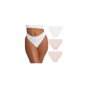 Maidenform Mid-Rise Bikini Panty, Seamless Underwear for Women, 3-Pack S