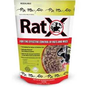 EcoClear Products 620102, RatX All-Natural Non-Toxic Humane Rat and Mouse Killer Pellets, 3 lb. Bag