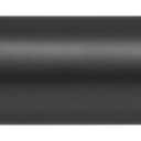 Ivilon Drapery Window Curtain Rod - End Cap Style Design 1" Pole. 48" to 86" Color Black