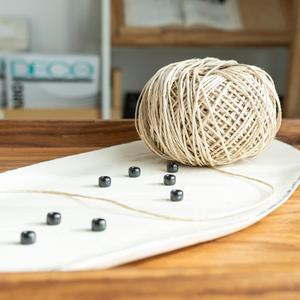 3 x Heavy Duty US Basics - Roll of 100% Natural Strong Hemp Fibers Cord 400 feet 26 Pound Thickness