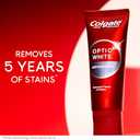 Colgate Optic White Advanced Hydrogen Peroxide Toothpaste, Teeth Whitening Toothpaste Pack, Enamel-Safe Formula, Helps Remove Tea, Coffee, and Wine Stains, Sparkling White, 3 Pack, 3.2 oz