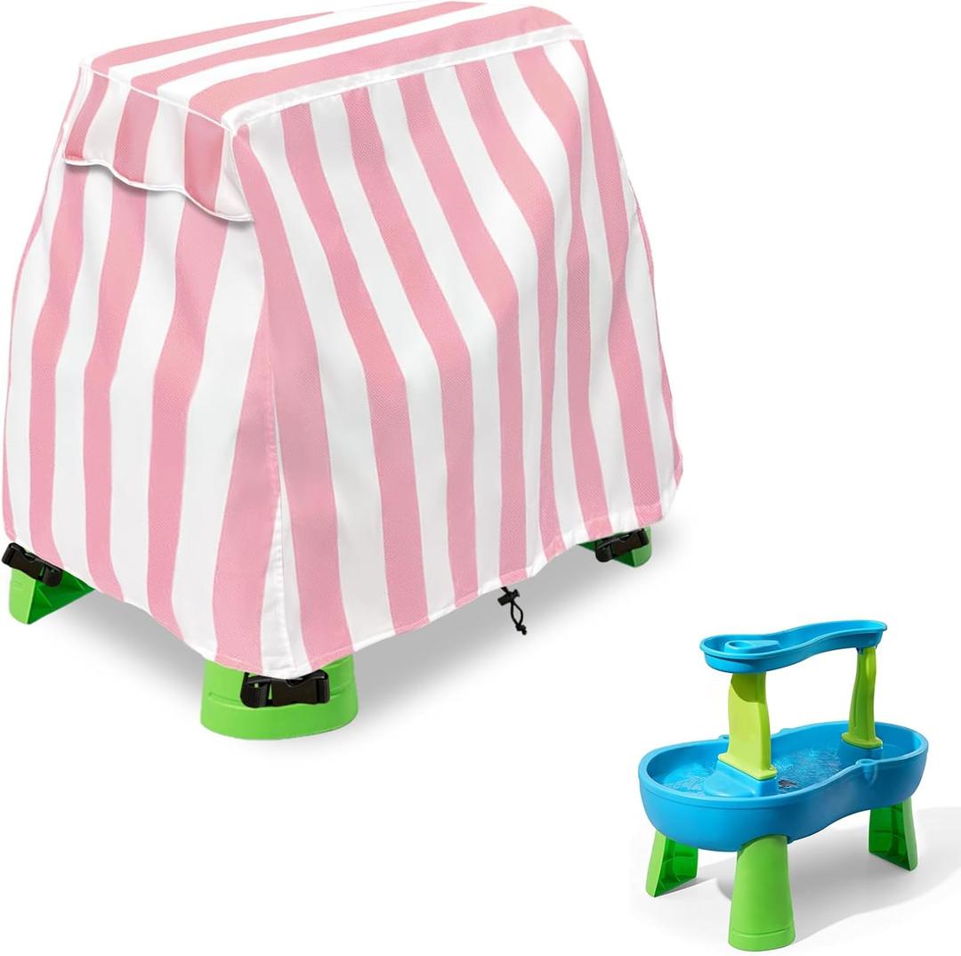 Okcool Kids Water Table Cover Fit Water Table,Outdoor Water Table Toys Cover, A Wide Selection of Cute Colors and Patterns (Pink)