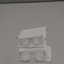 IBOANN Chic & Comfy Blue Light Glasses for Women - 3-Pack Round Frames, Screen-Ready Style with UV Protection Coating (*A1 Light Black & Leopard & Transparent)