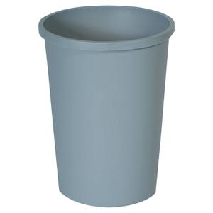 Rubbermaid Commercial Products Untouchable Trash Can, 11-Gallon, Gray, Durable Wastebasket for Home/Kitchen/Garage/Office/Outdoor Trash Can