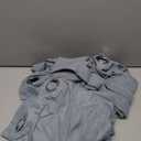 NICETOWN Stone Blue Linen Blend Textured Living Room Curtains, Grommet Top Thick Flax Semi Sheer Vertical Drapes Privacy Assured with Light Filtering for Bedroom, W55 x L84, 2 Pieces